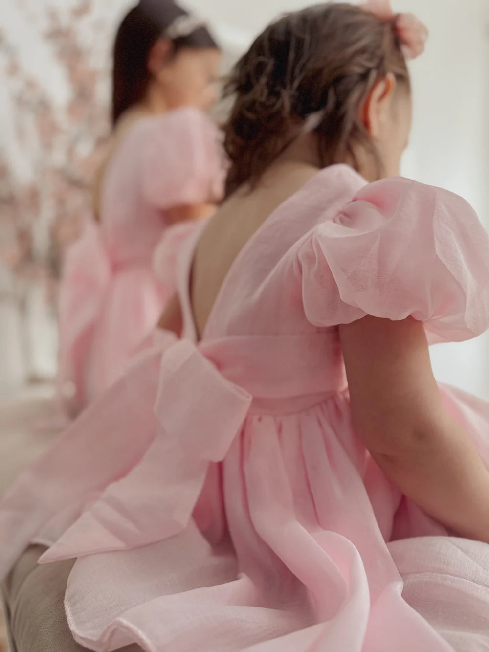 Delia Light Pink Baby Dress - Flower Girl Dress - A Little Lacey