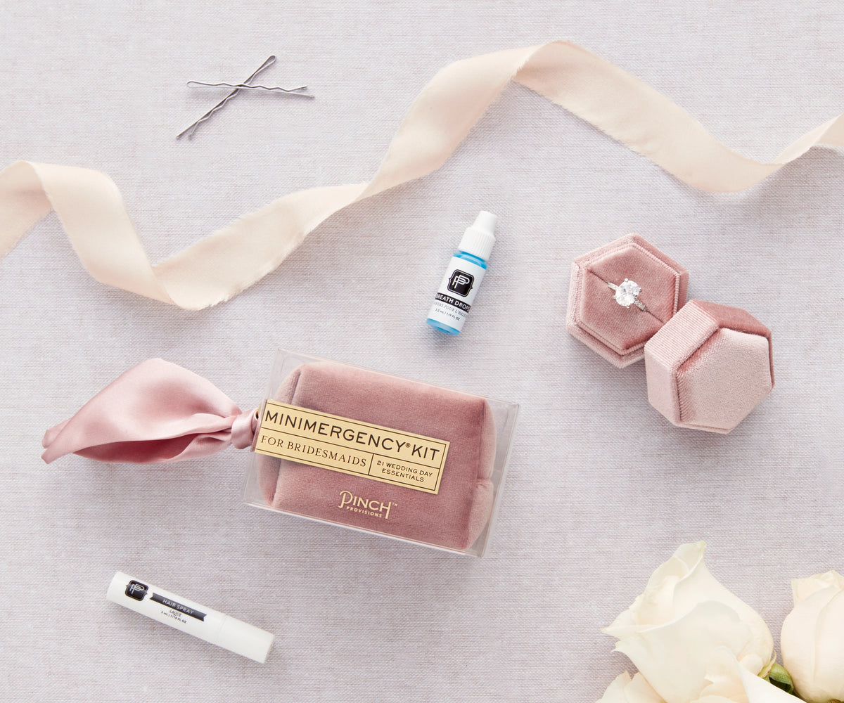 Velvet Minimergency Kits for Bridesmaids