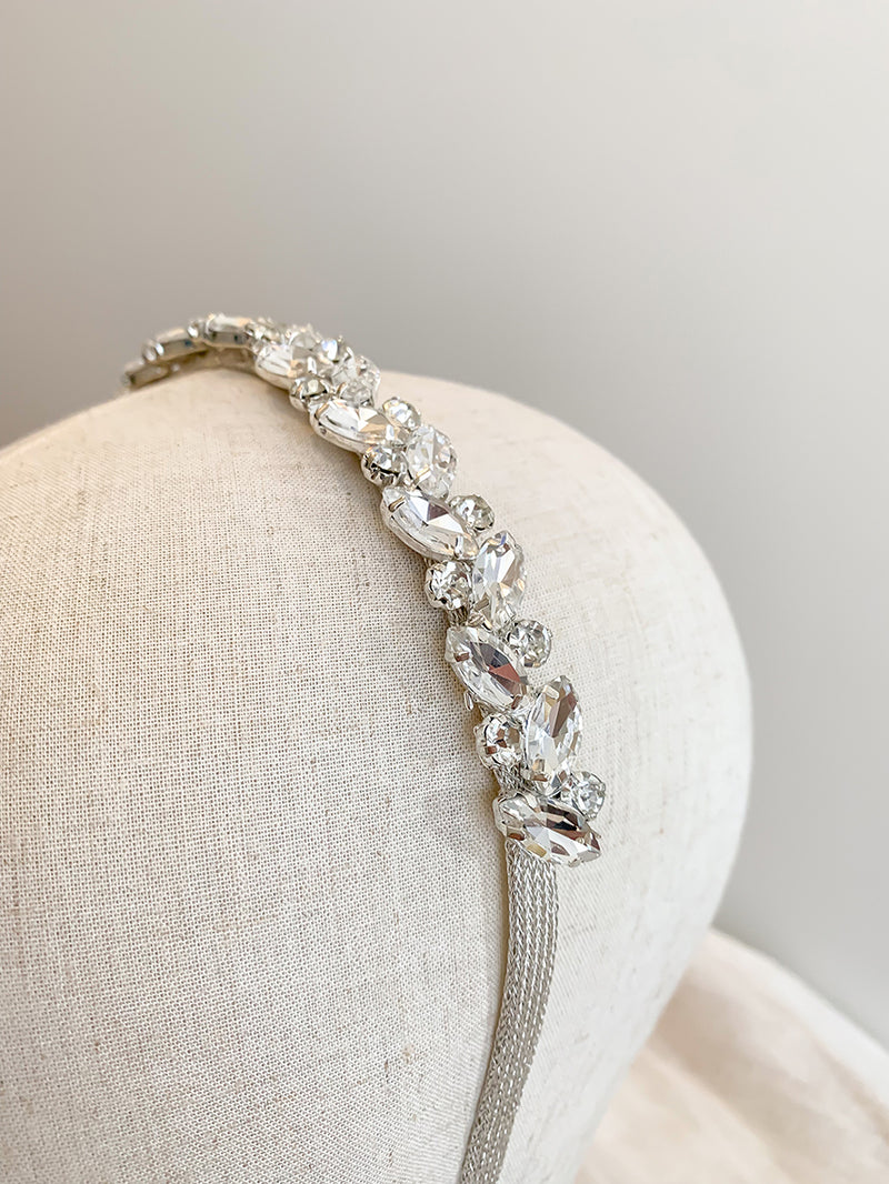 Audrey - Crystal Headband - Honey Fawn Boutique