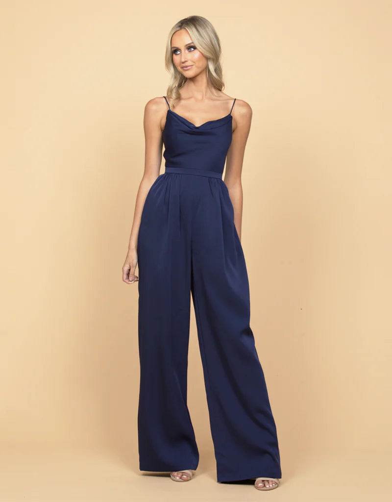 Carlee Cowl Neck Jumpsuit - Dress - Bariano