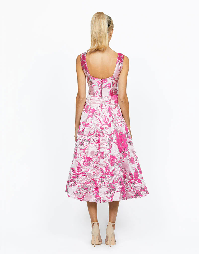 Silvanus A Line Tea Length Dress - Dress - Bariano