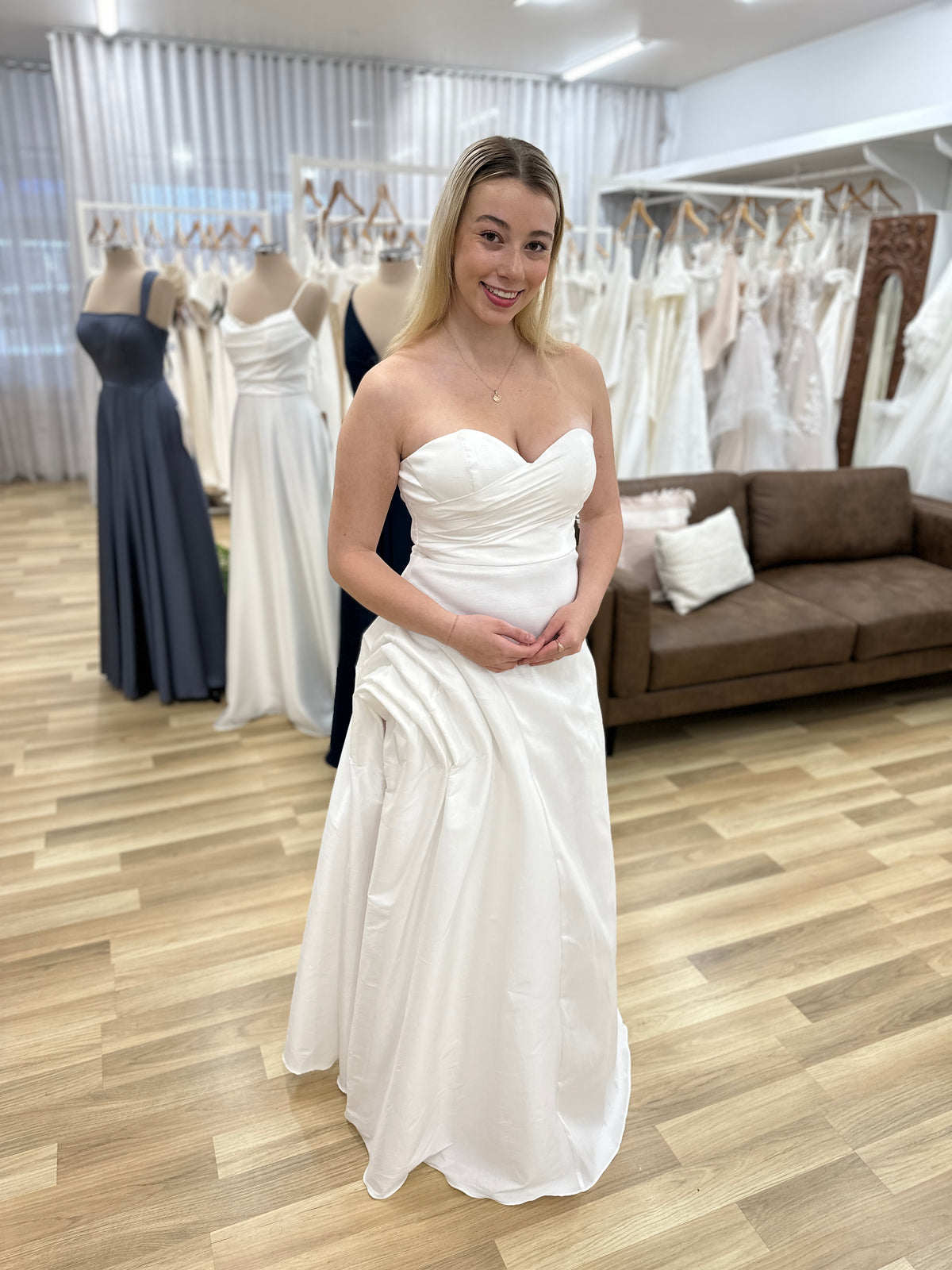 Isabeau Sweetheart Gown White - Dress - Bariano