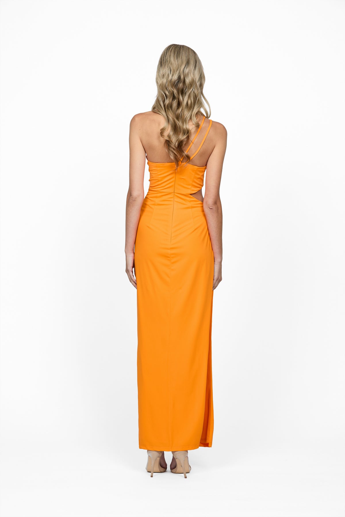 Lilibet Asymmetric Cut Out Maxi - Dress - Bariano