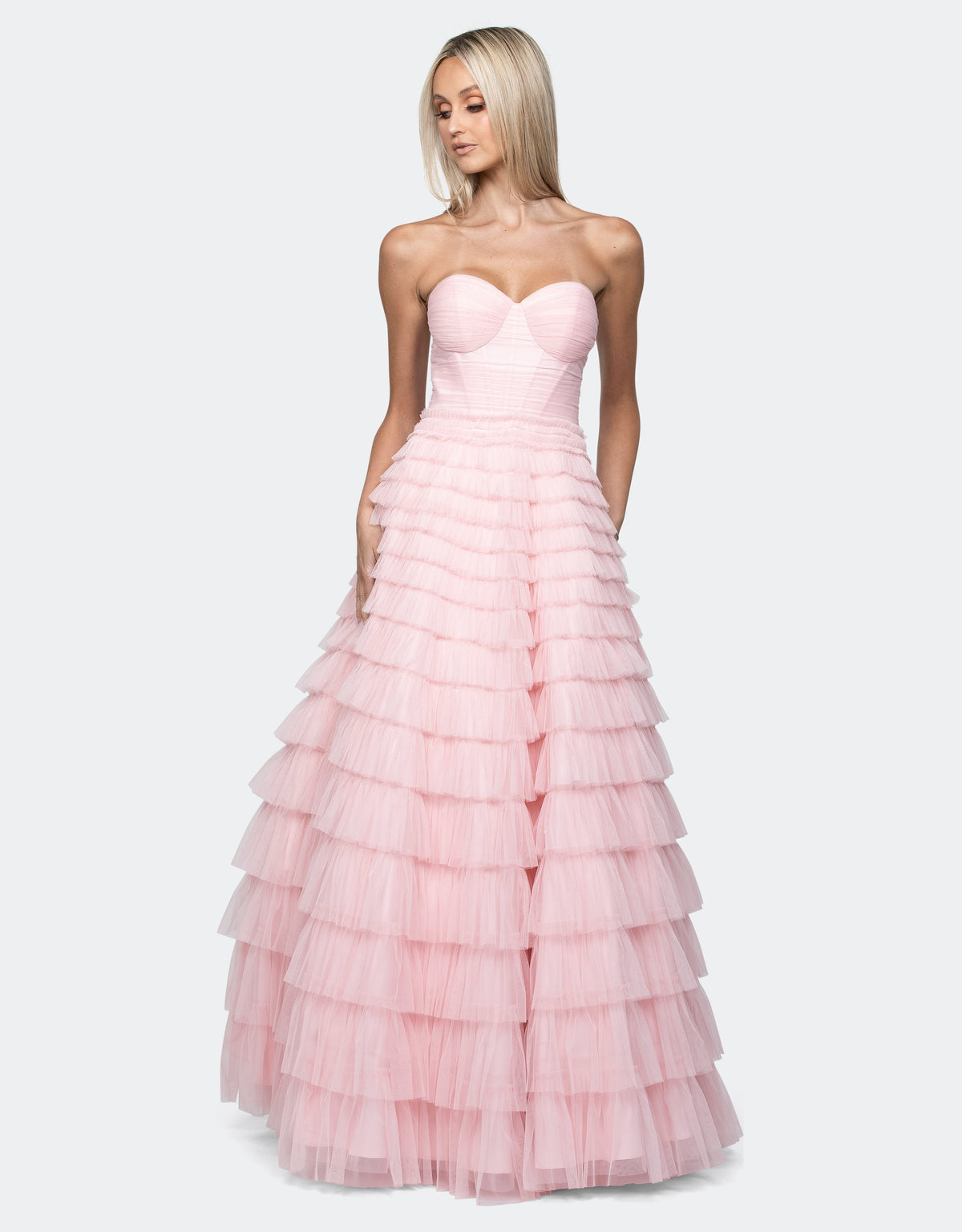 Serenity Sweetheart Strapless Ball Gown Pink - Dress - Bariano