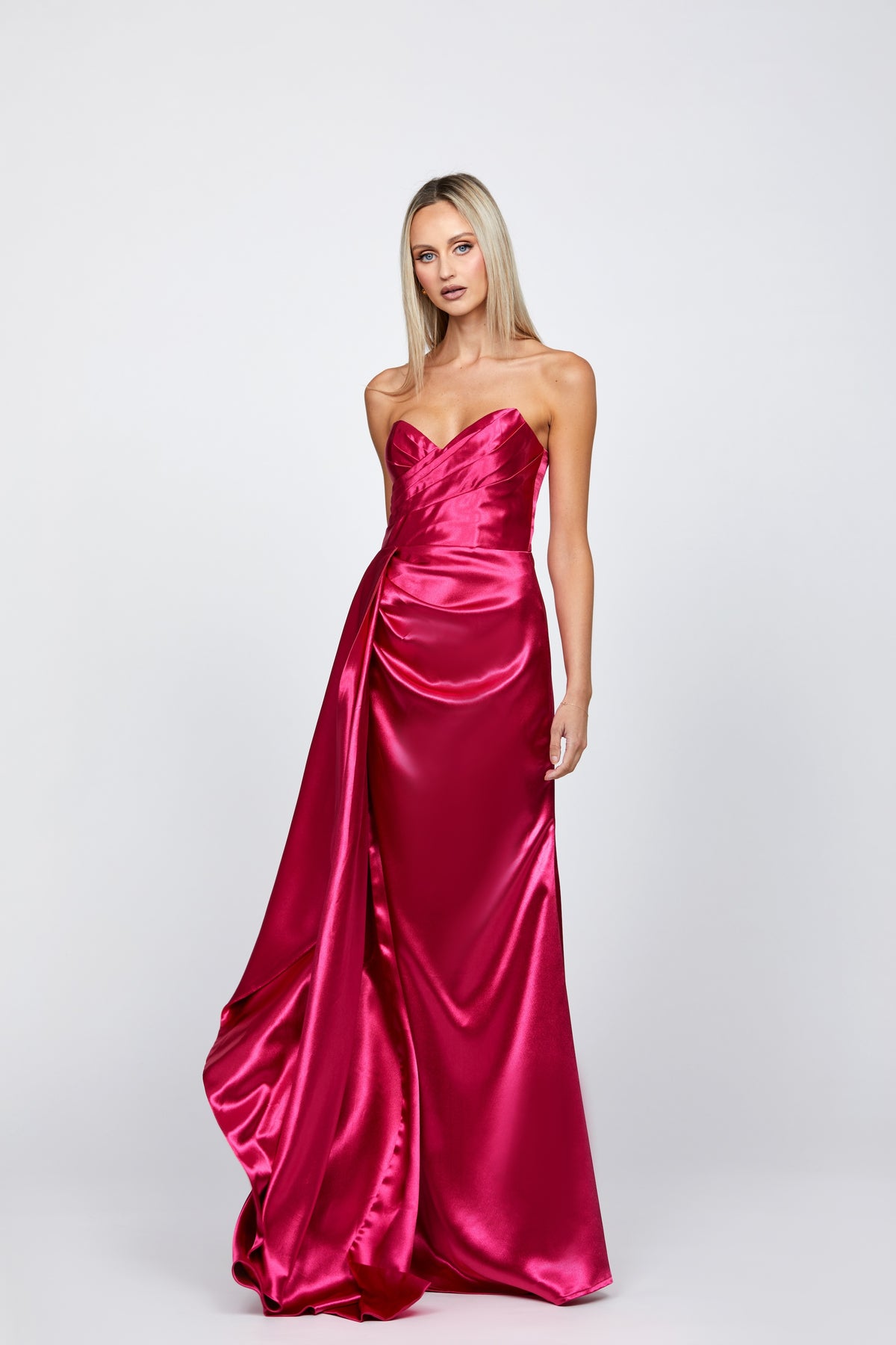 Misha Sweetheart Gown with Sash - Dress - Bariano