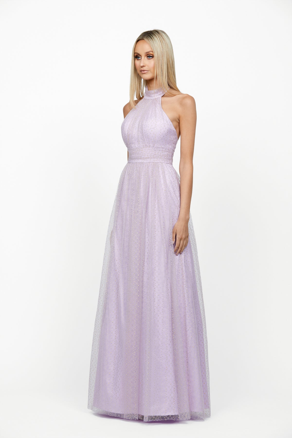 Hallie Halter Neck Ball Gown - Dress - Bariano