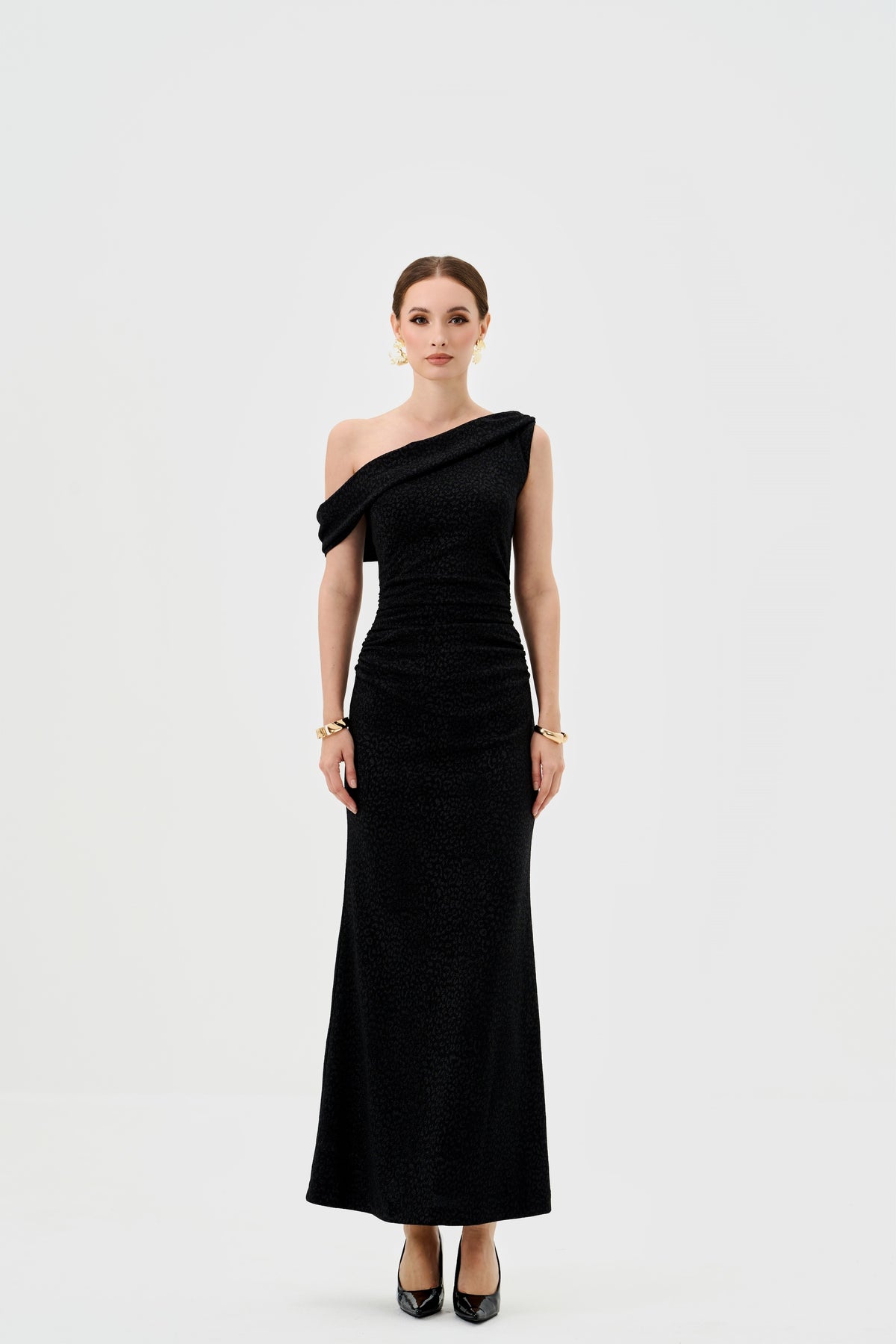 Thaliah Drape Off Shoulder Maxi - Dress - Bariano