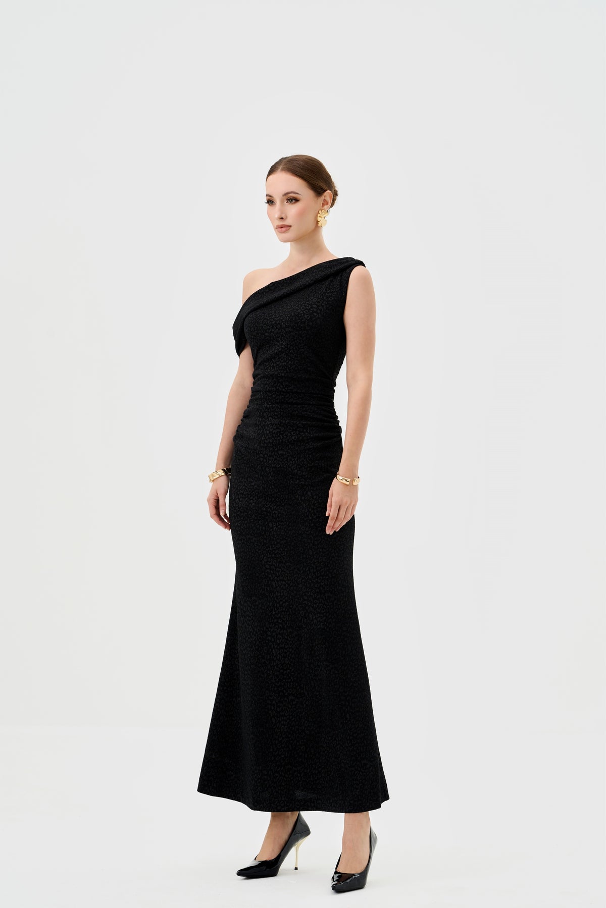 Thaliah Drape Off Shoulder Maxi - Dress - Bariano