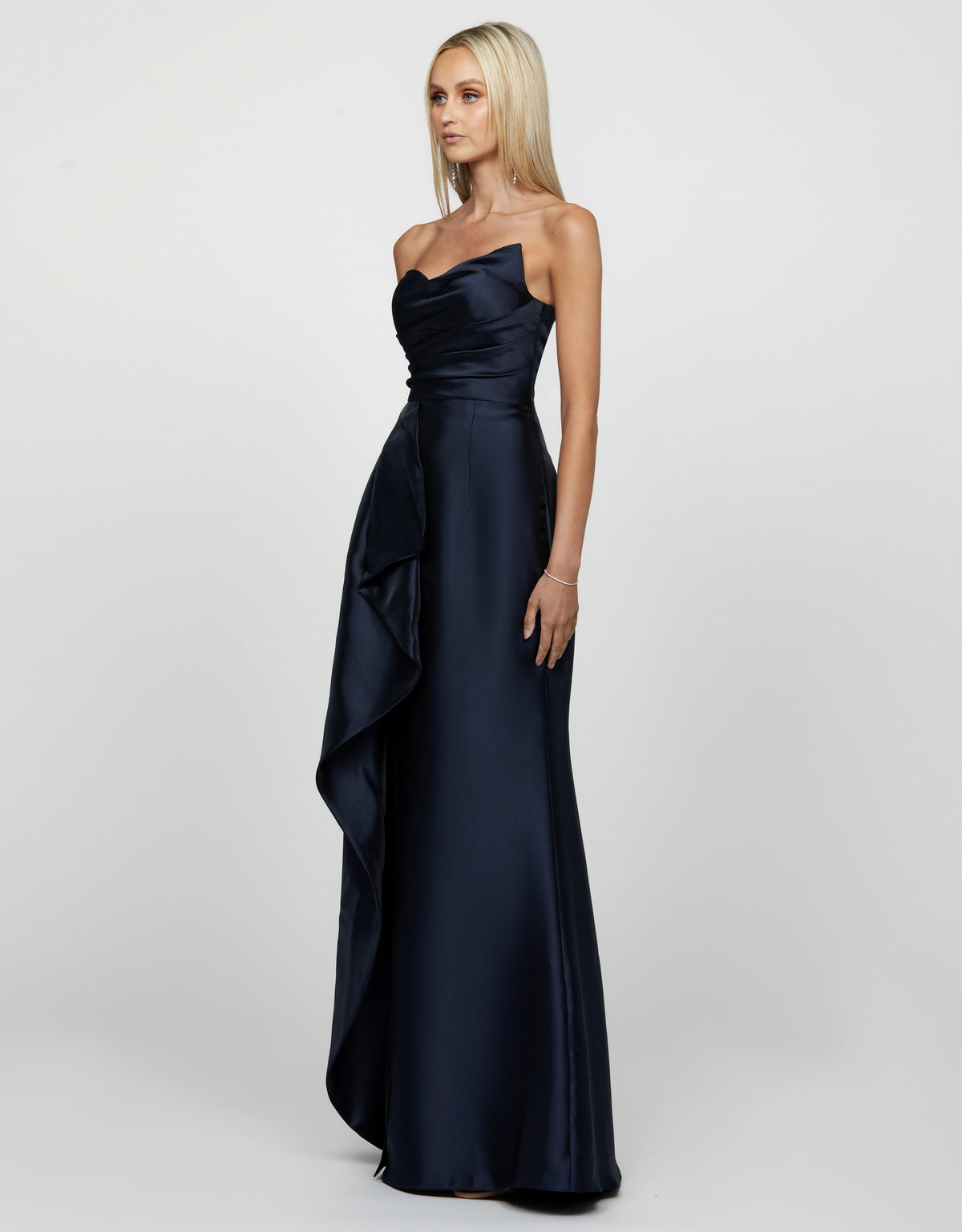 Kasery Asymmetric Gown - Dress - Bariano
