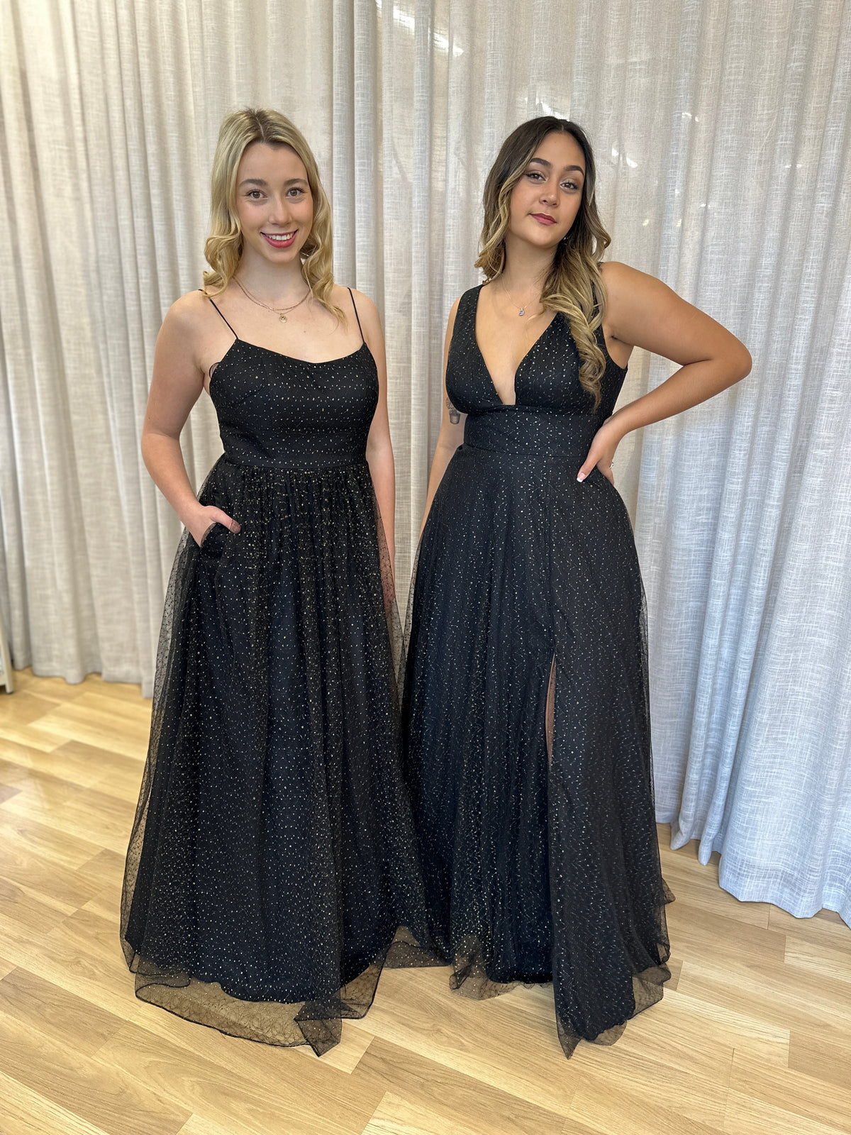 Sorrento Scoop Neck Ball Gown - Dress - Bariano