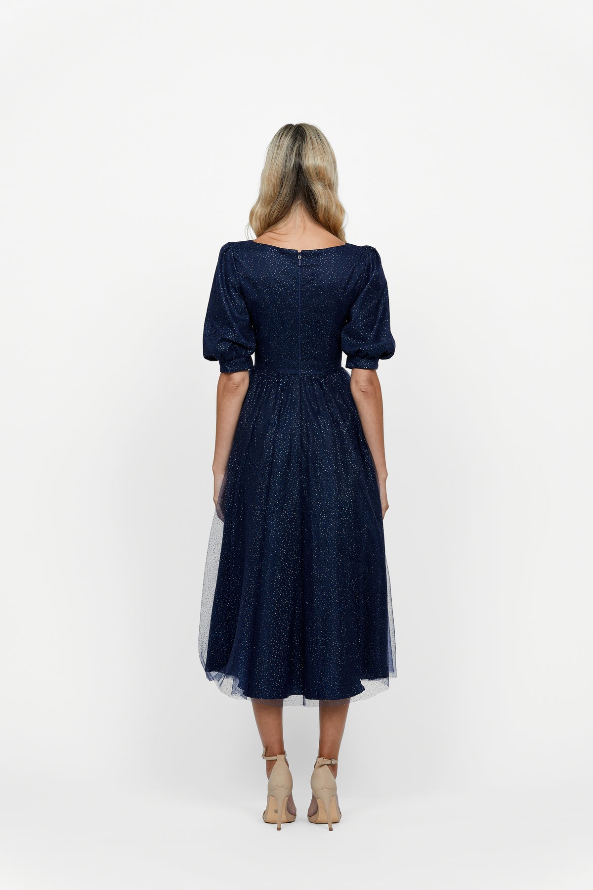 Micah Puff Sleeve A-line - Dress - Bariano