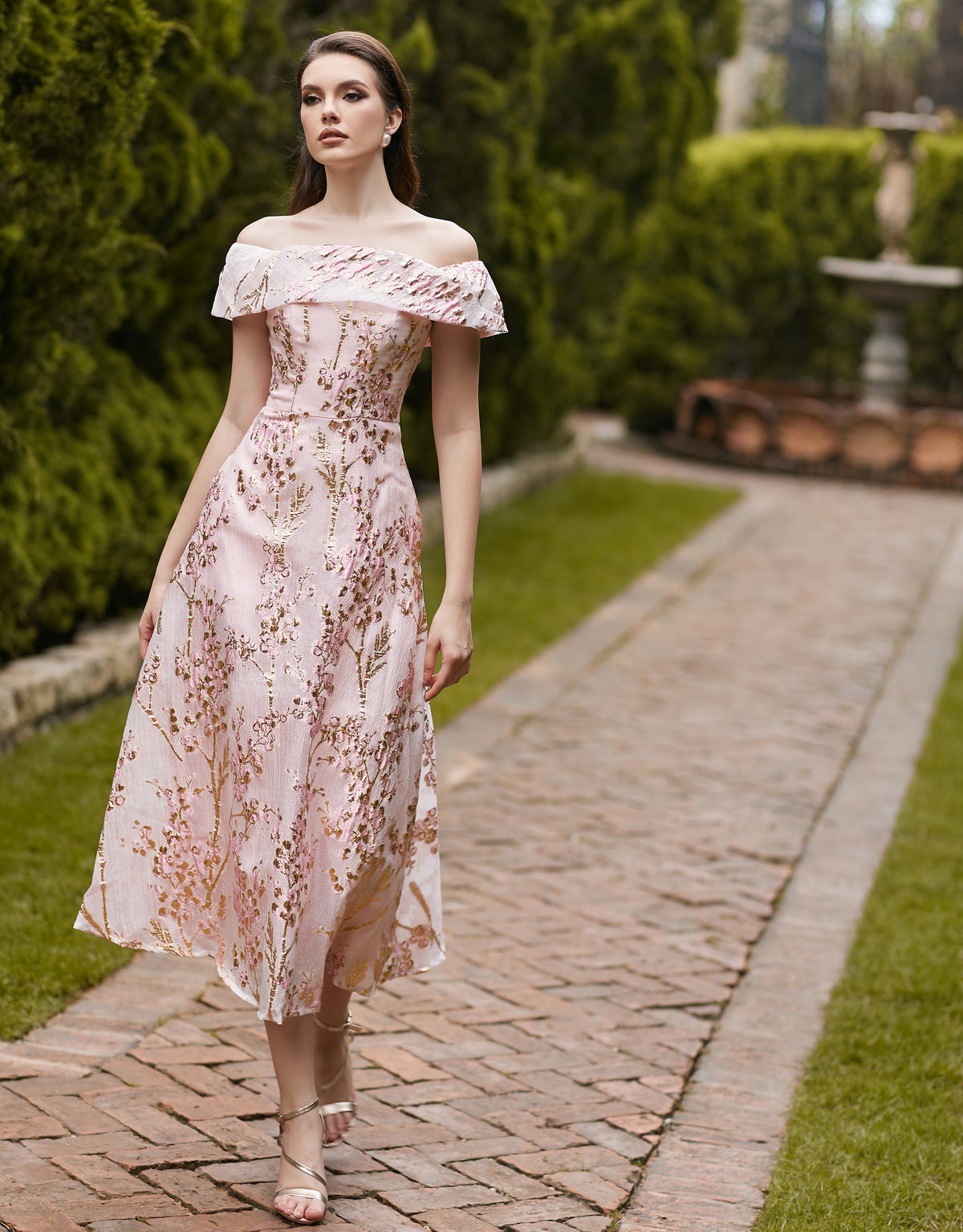 Rebecka Off Shoulder A-line - Dress - Bariano