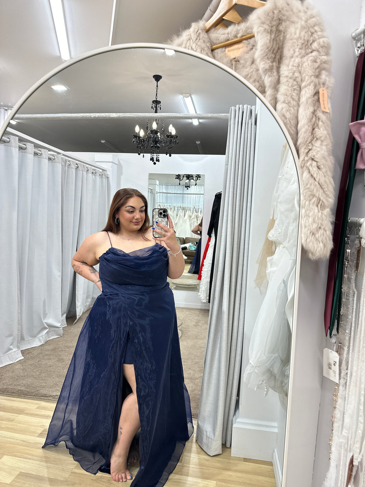 Averie Cowl Neck Gown - Dress - Bariano