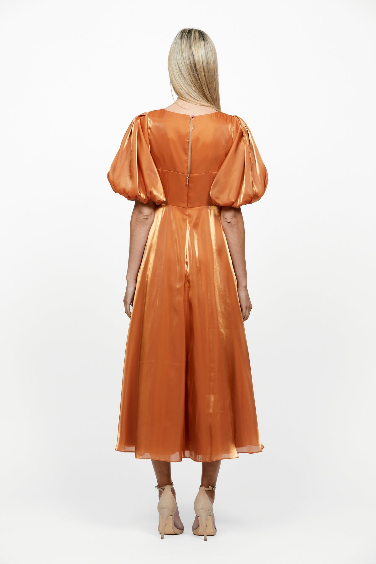 Bisou Blouson Sleeve Midi - Dress - Bariano