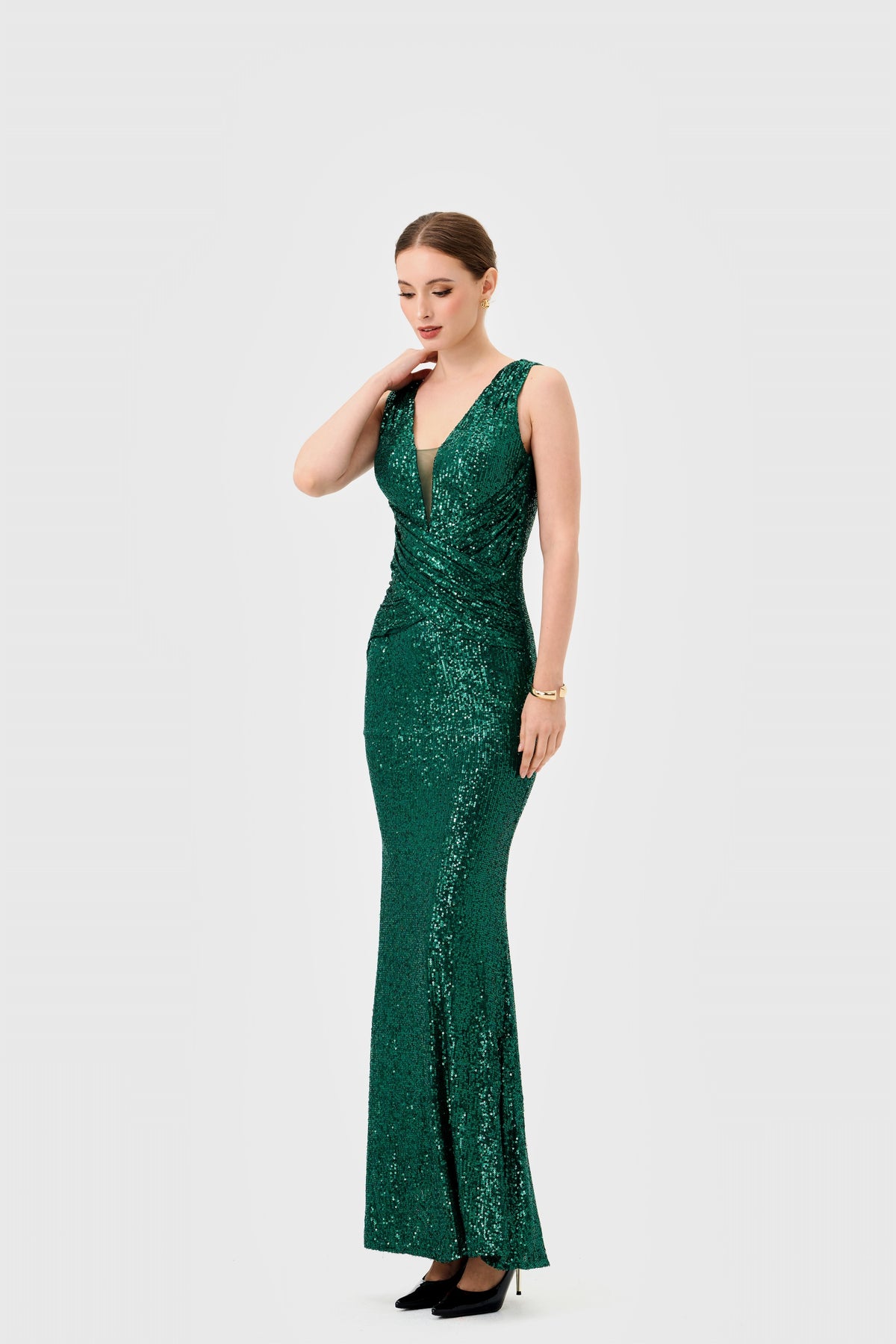 Paislee Sequin Maxi Gown - Dress - Bariano