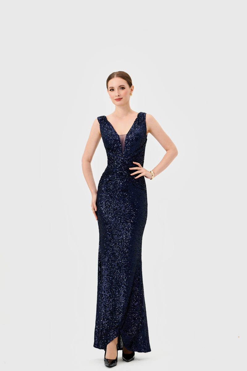 Paislee Sequin Maxi Gown - Dress - Bariano