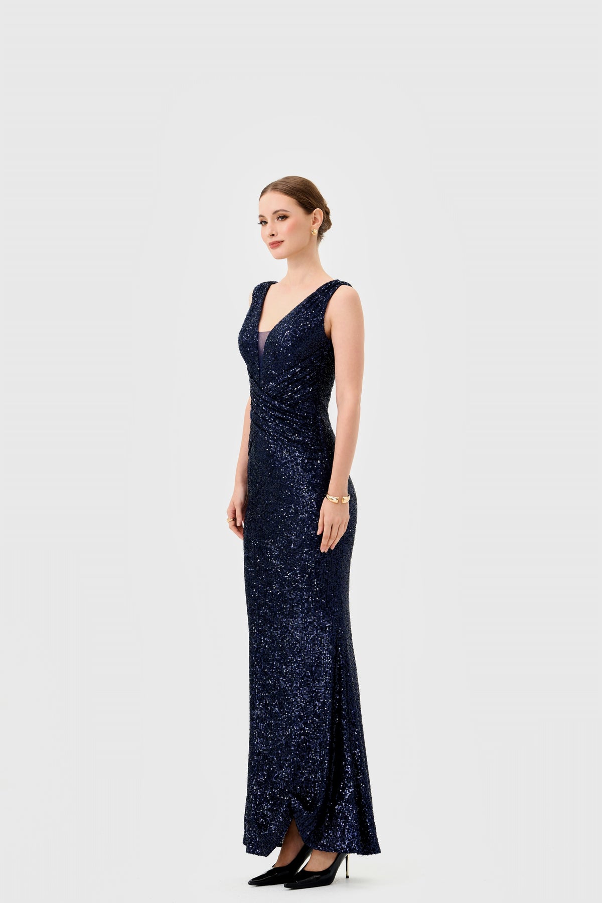 Paislee Sequin Maxi Gown - Dress - Bariano