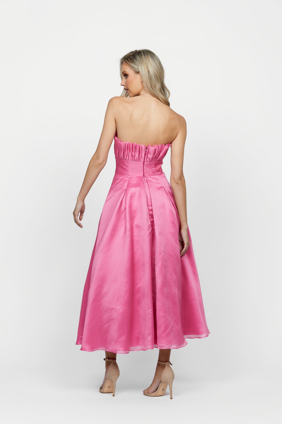 Farra Strapless Ruffle A-line - Dress - Bariano