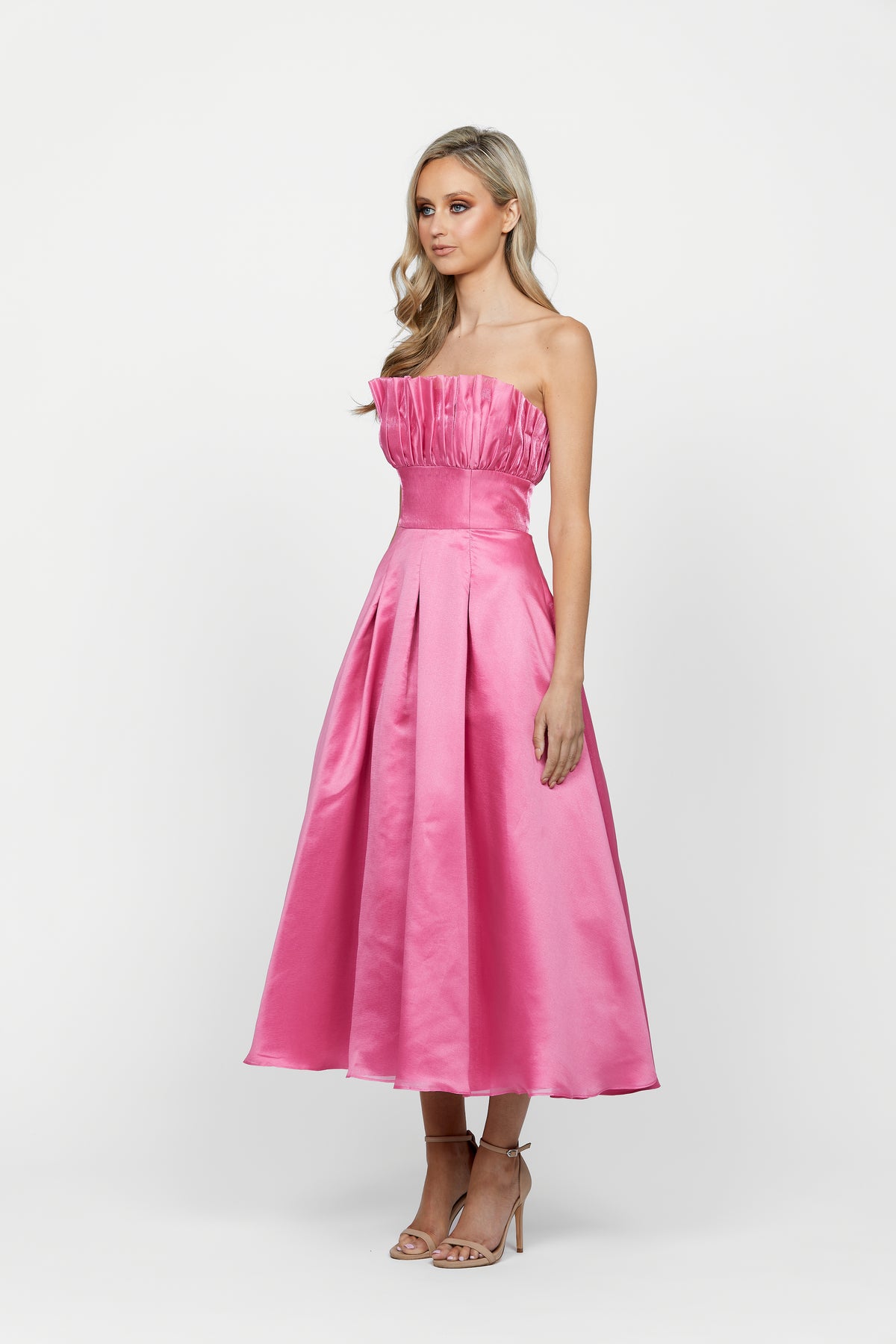 Farra Strapless Ruffle A-line - Dress - Bariano