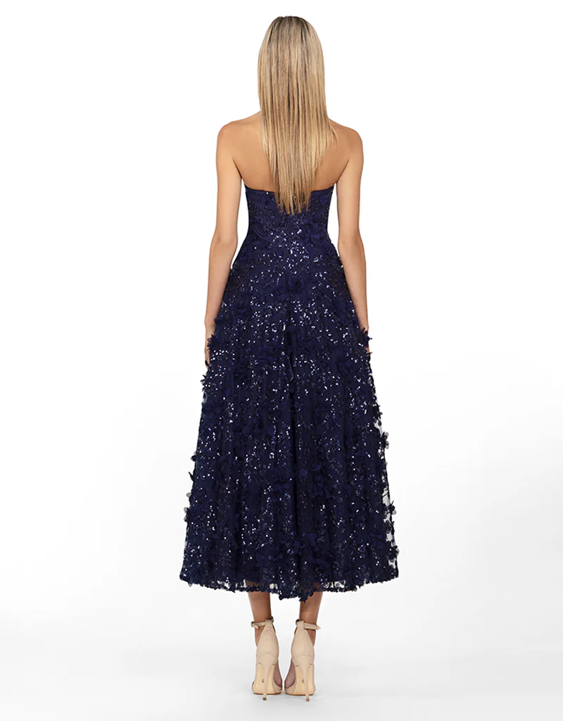 Adela Sweetheart Petal Midi - Dress - Bariano