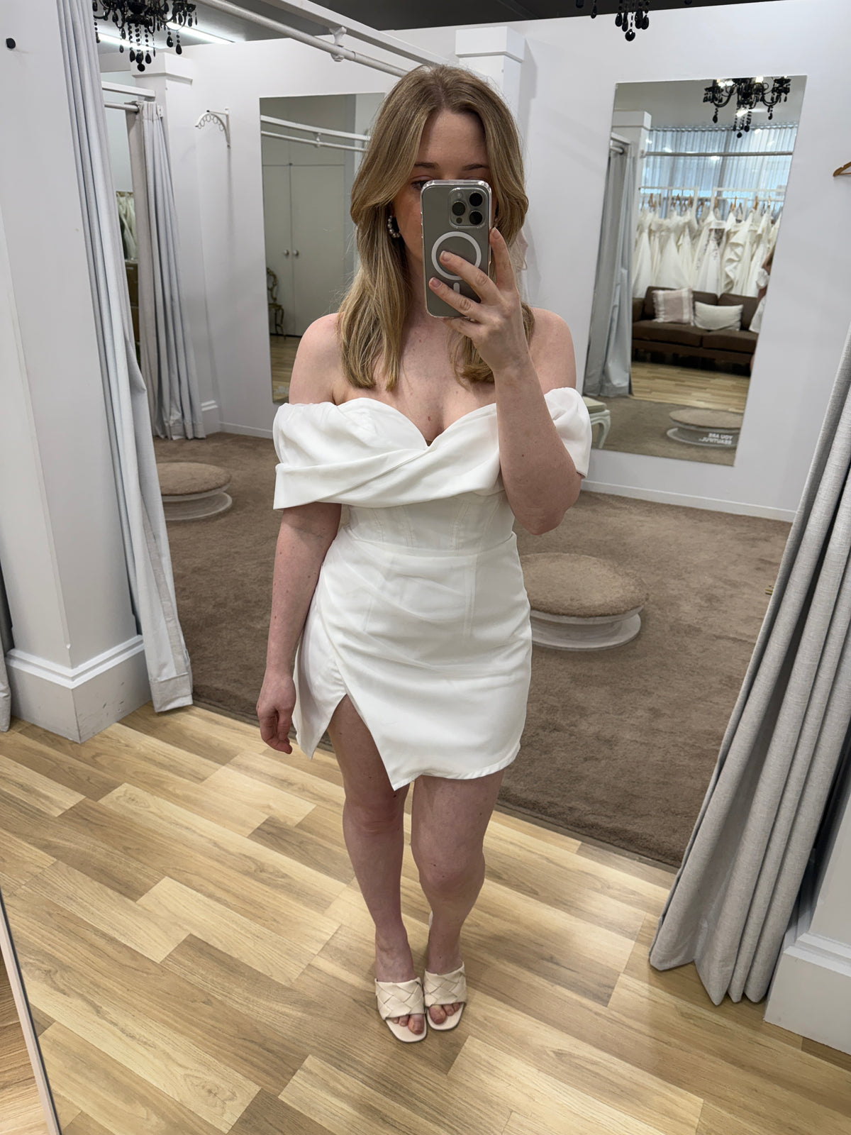 Posie Off Shoulder Corset Mini - Dress - Bariano