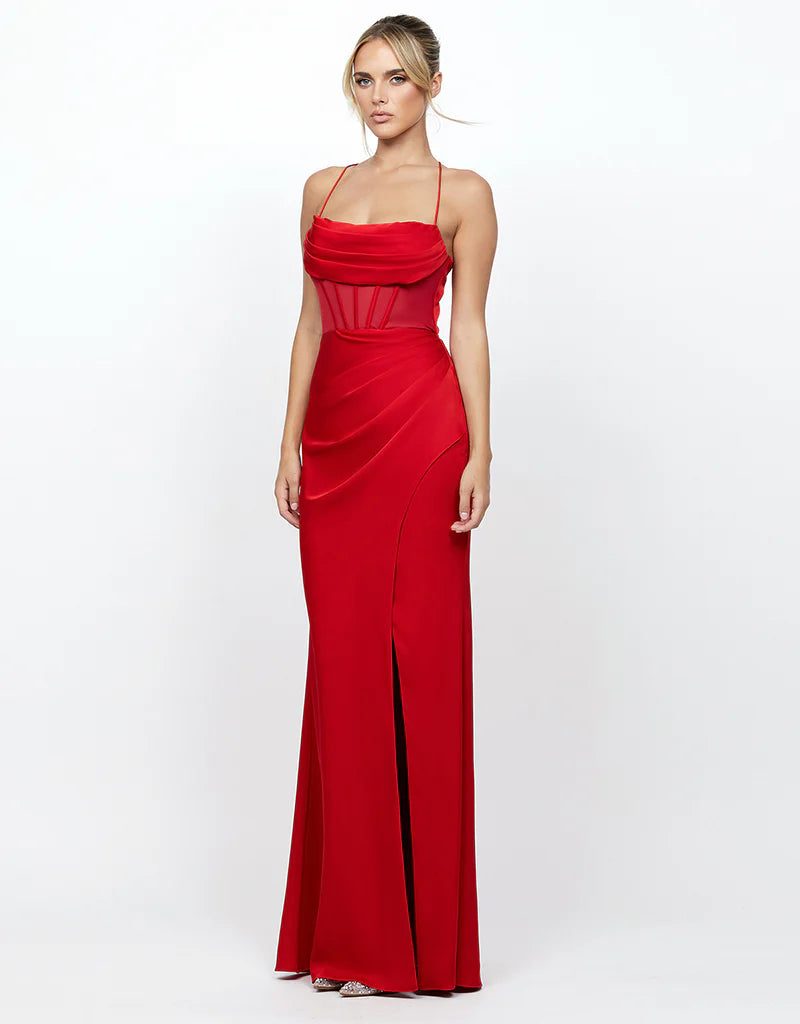 Poss Strapless Corset Gown - Dress - Bariano