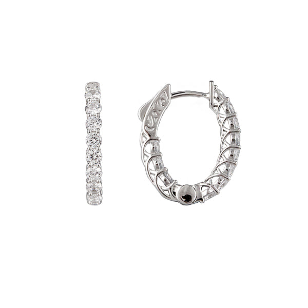 Halo Earring Small - Jewellery - Bianc