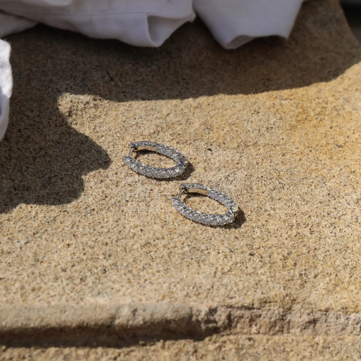 Halo Earring Small - Jewellery - Bianc