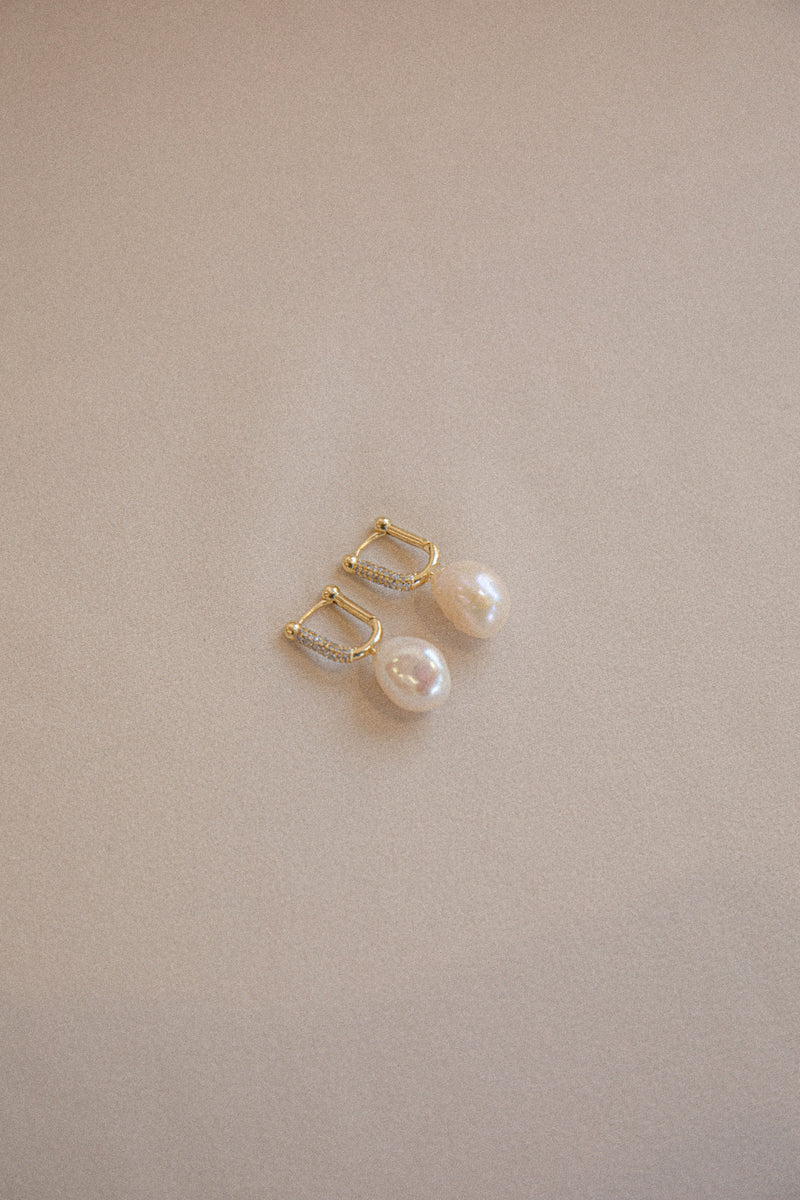 Tidal Earring Gold - Jewellery - Bianc