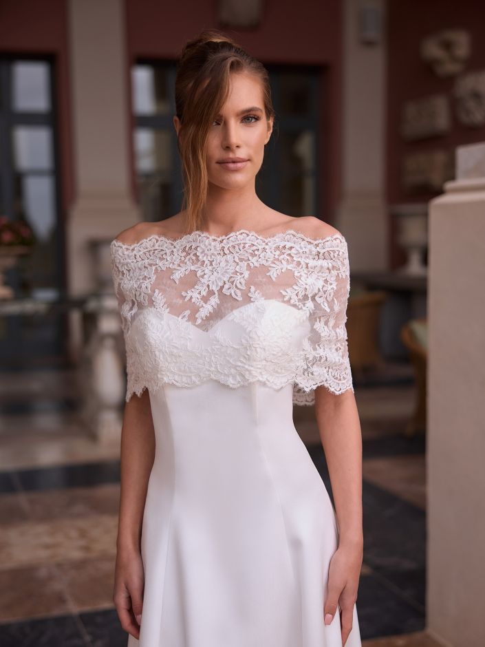 Lace Bridal Cape Shawl