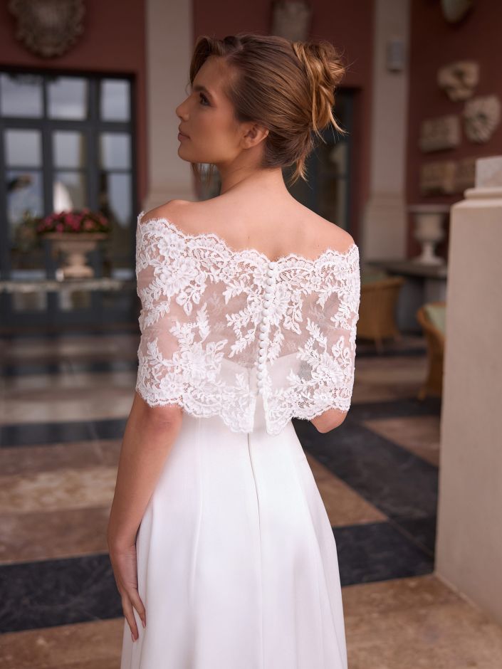 Lace Bridal Cape Shawl