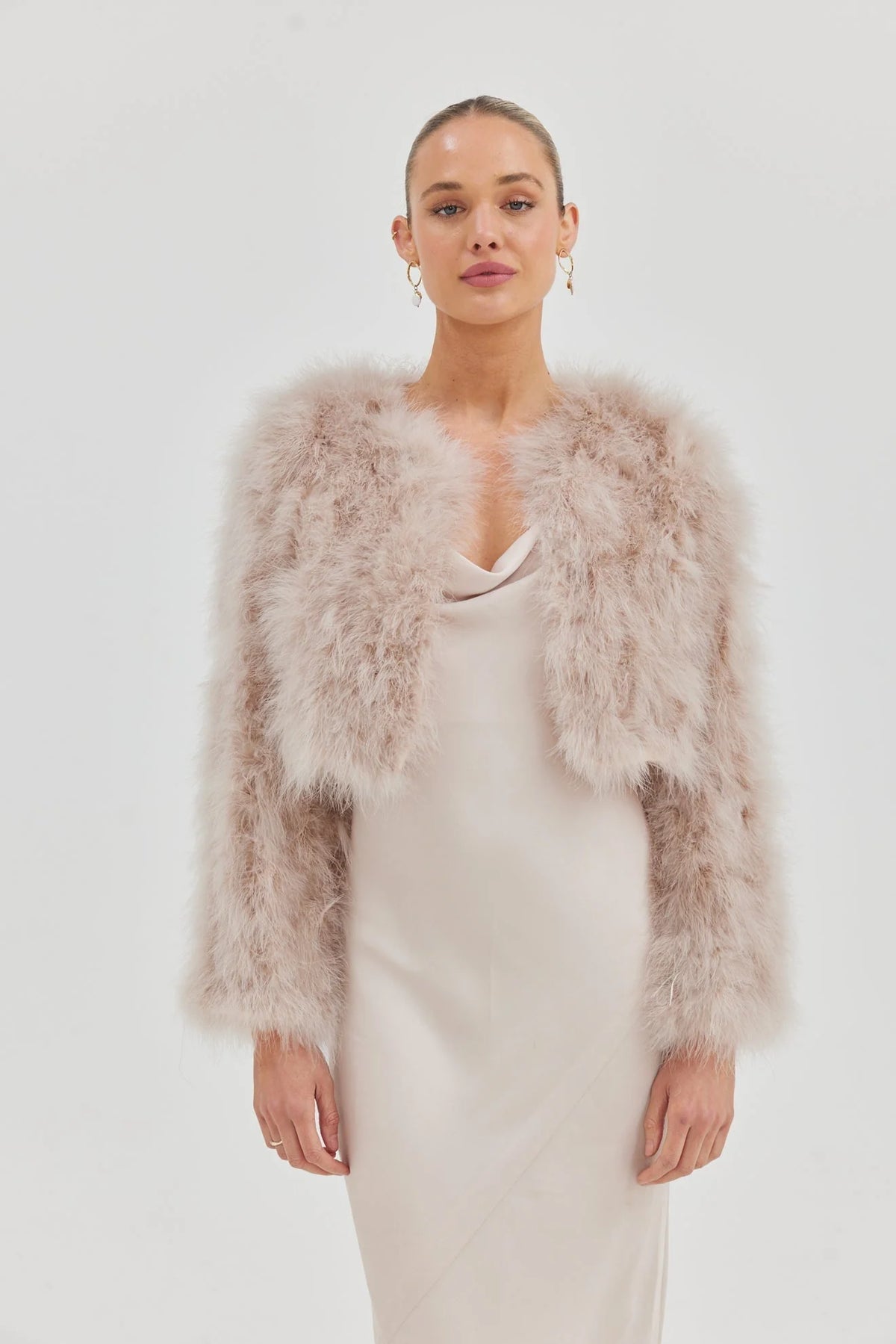 Manhattan Crop Jacket Blush - Accessory - Bubish