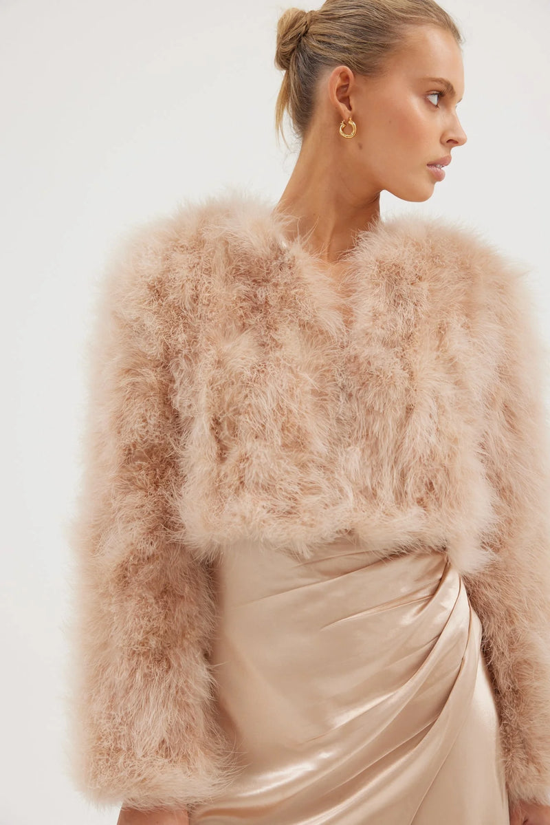 Manhattan Crop Jacket Champagne - Accessory - Bubish