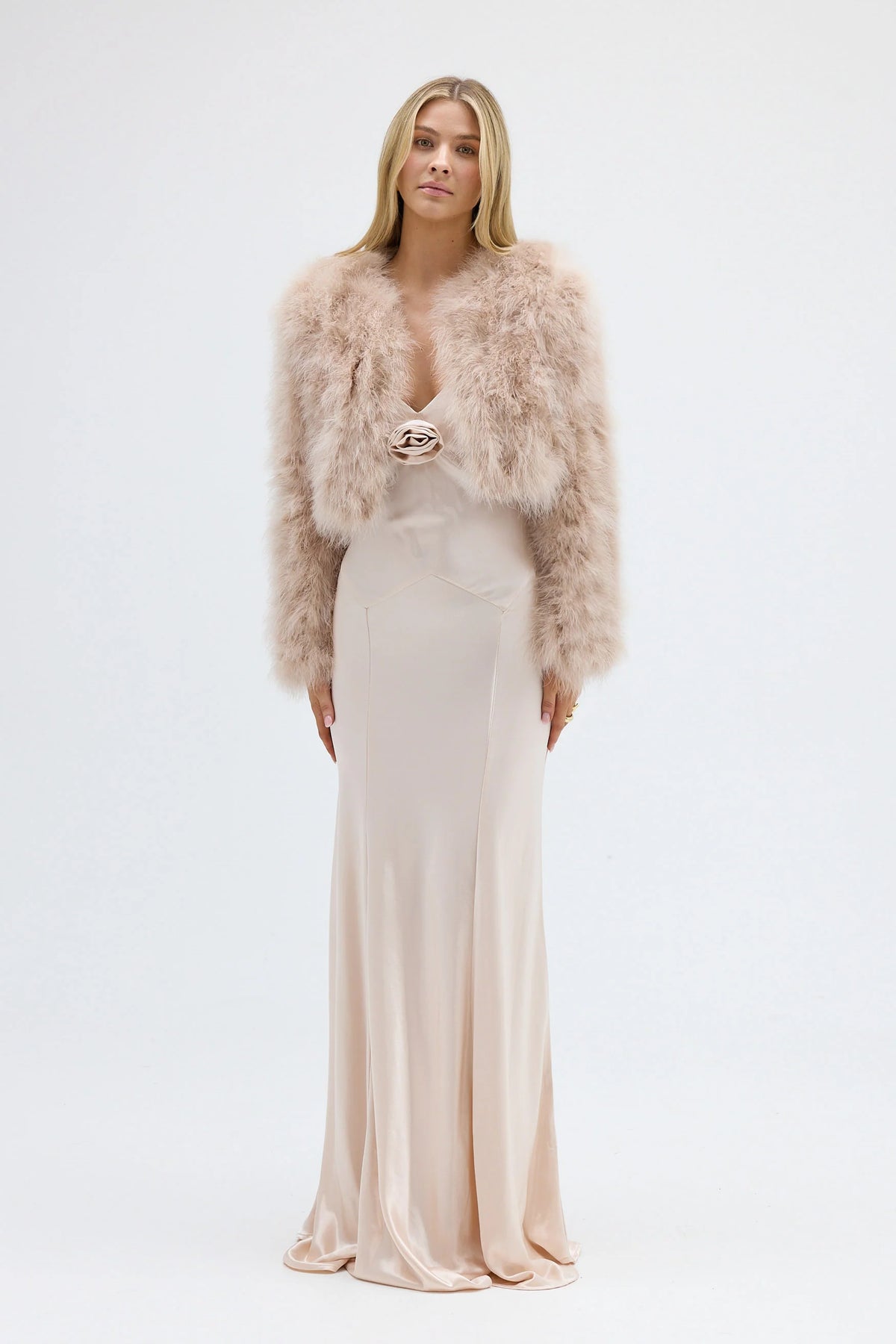 Manhattan Crop Jacket Crème Brulee