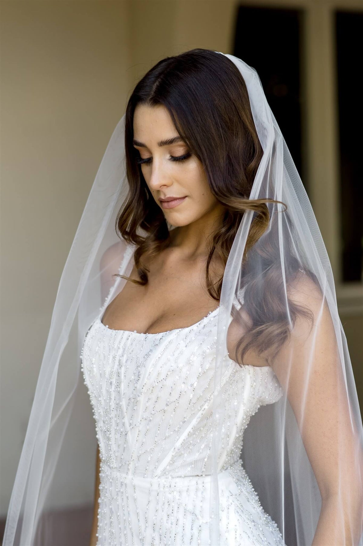 Glimmer Tulle Raw Edge Veil - Accessory - Dreamtime