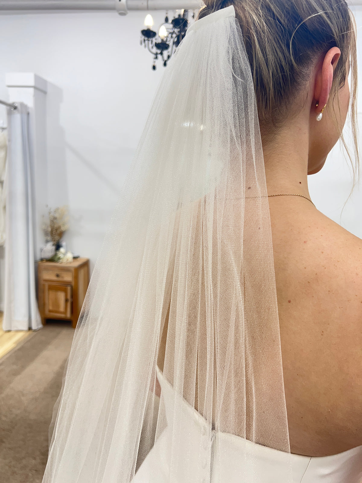 Glimmer Tulle Raw Edge Veil - Accessory - Dreamtime