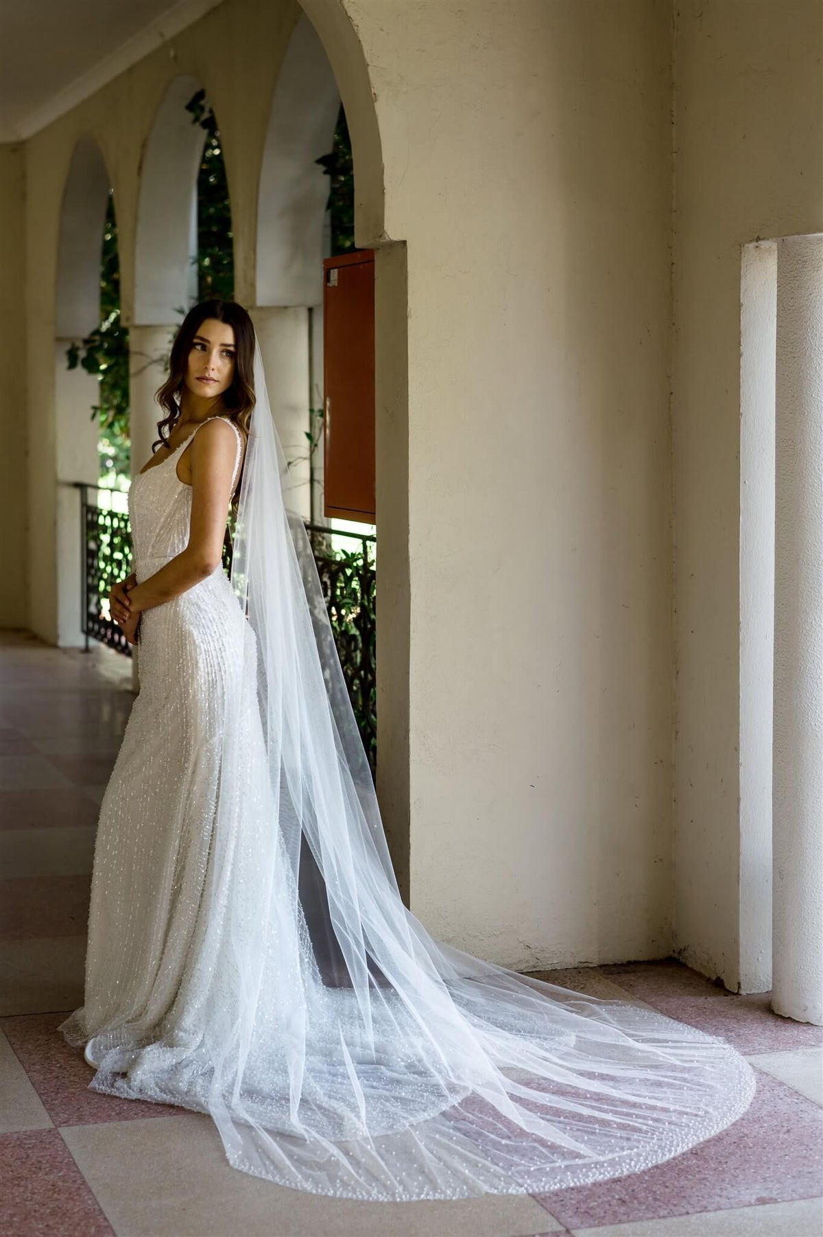 Dame 98inch 1 Tier Scattered Veil - Accessory - Dreamtime