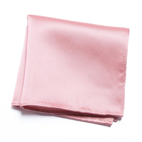 Pocket Square One Size Dusky Pink - Dress - Jacqueline Louise