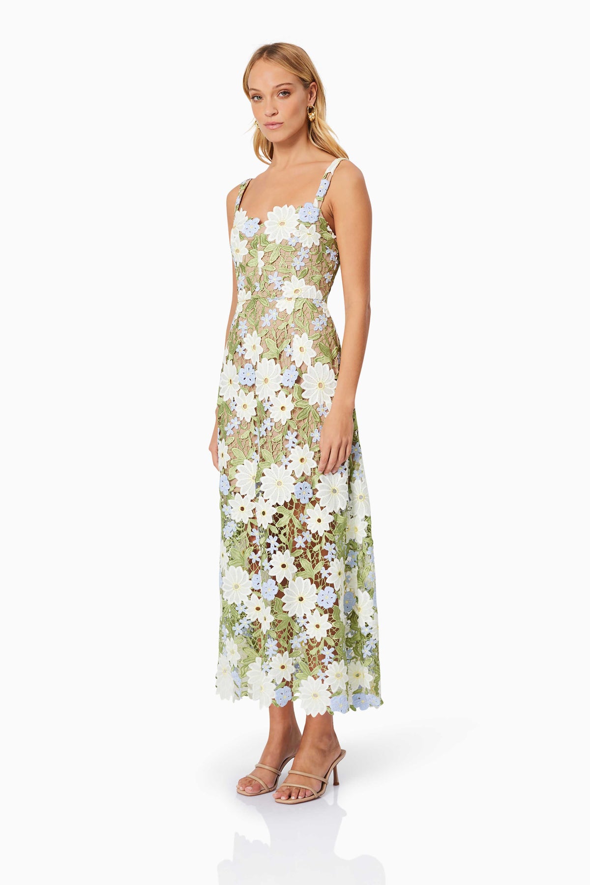 Flora Midi Dress - Dress - Elliatt