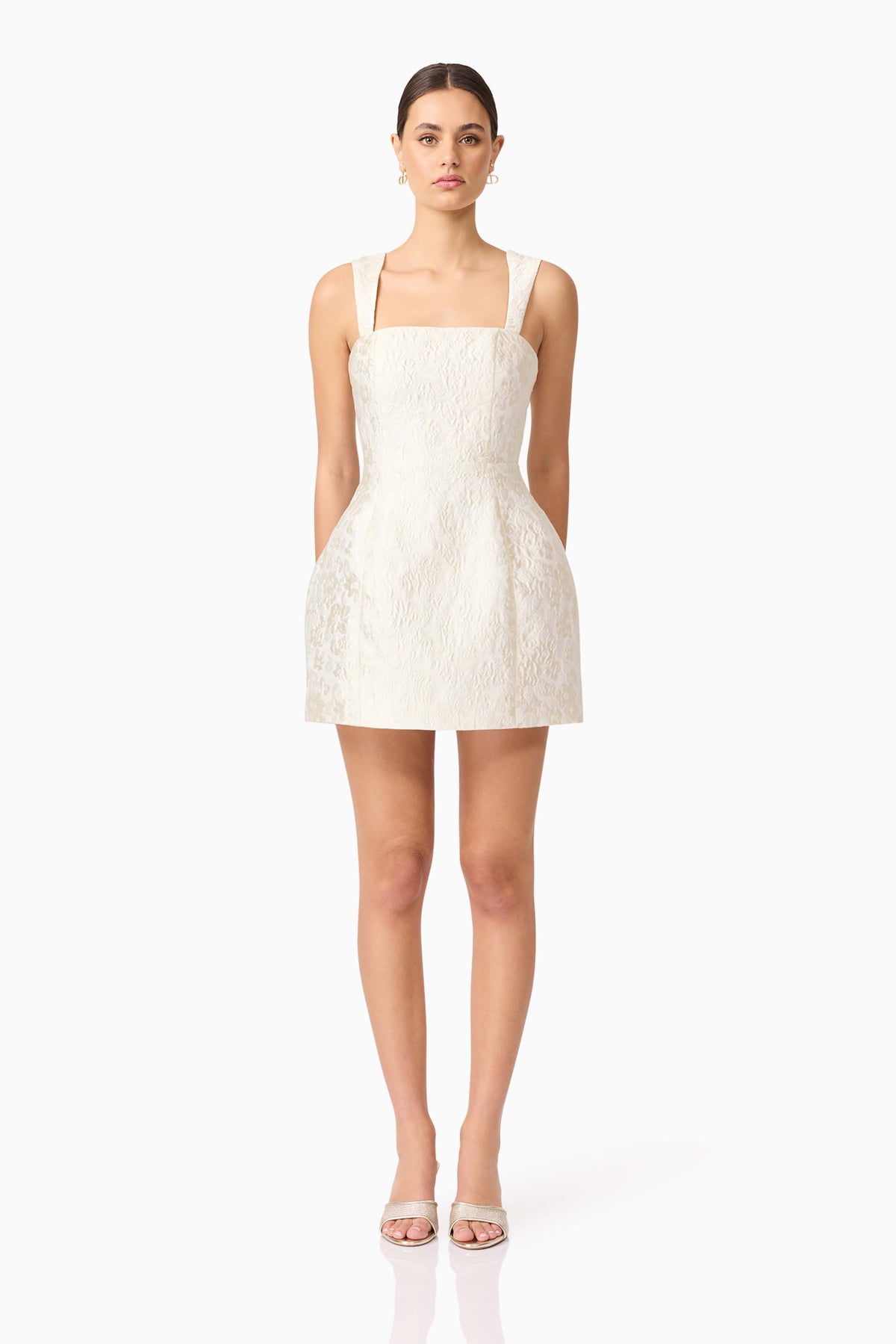 Galadirel Mini Dress Ivory - Dress - Elliatt