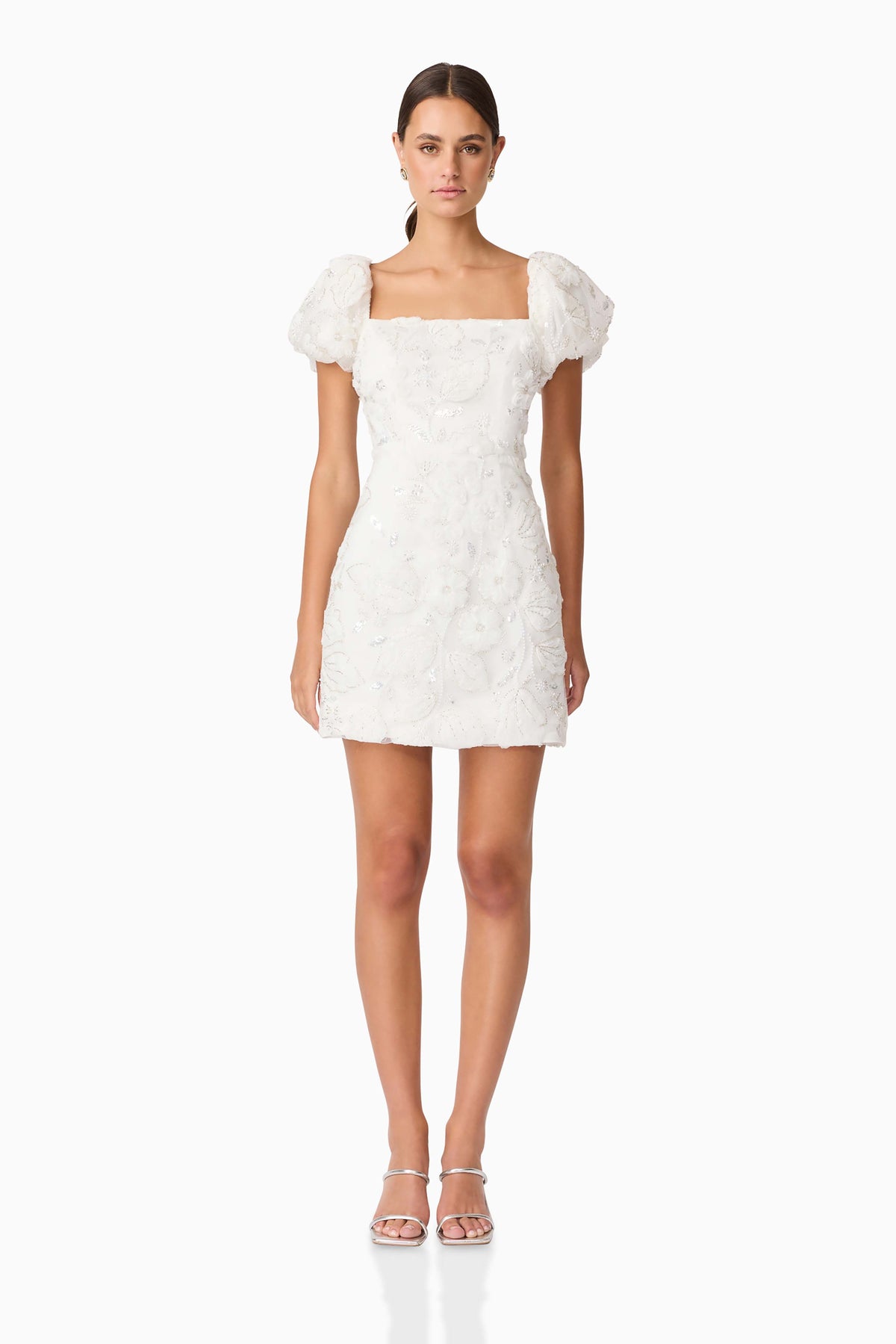 carol mini dress Carol Tulip Mini Dress in White