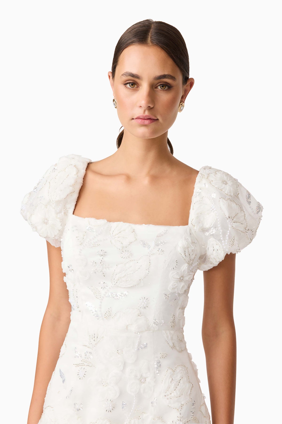 Carol Mini Dress White - Dress - Elliatt