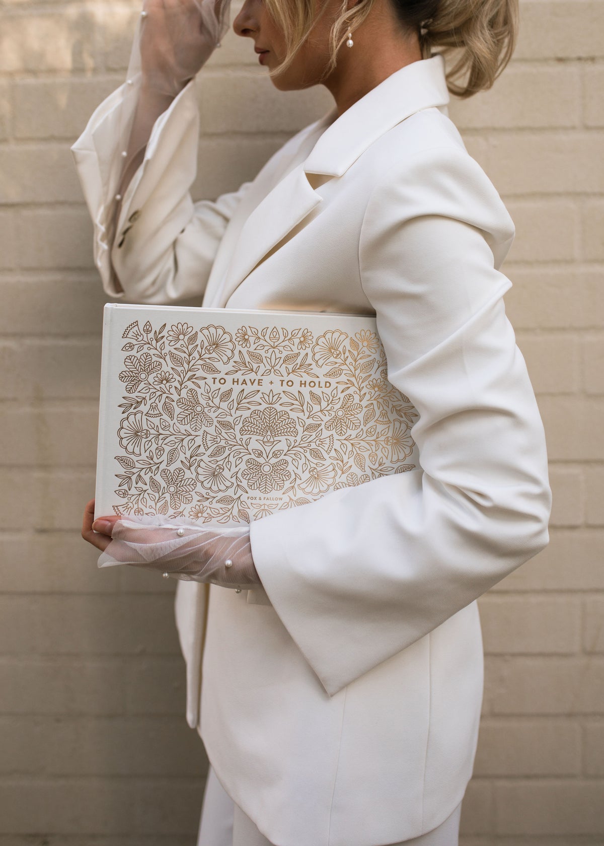 To Have + Hold Wedding Guest Book Boxed - Giftware - Fox and Fallow