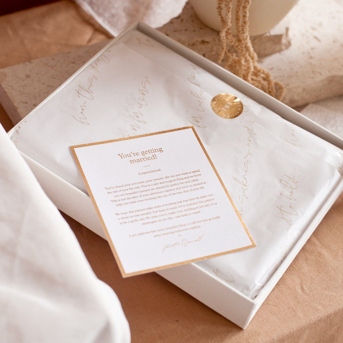 Wedding Planner Luxe Edition - Ivory - Giftware - Fox and Fallow