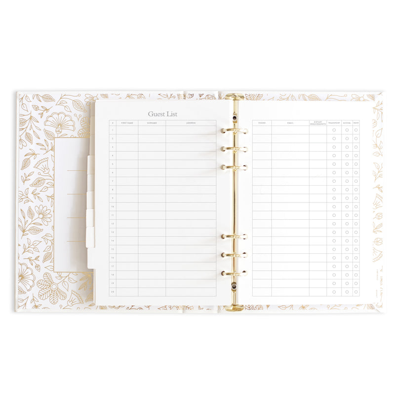 You + Me Wedding Planner Hard Cover Ivory - Giftware - Fox and Fallow