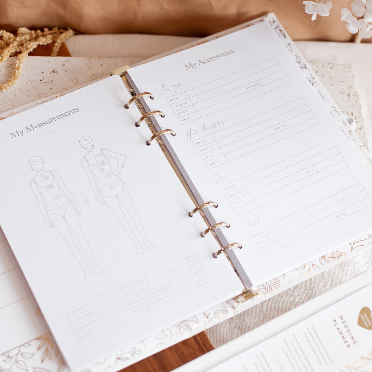 You + Me Wedding Planner Hard Cover Ivory - Giftware - Fox and Fallow
