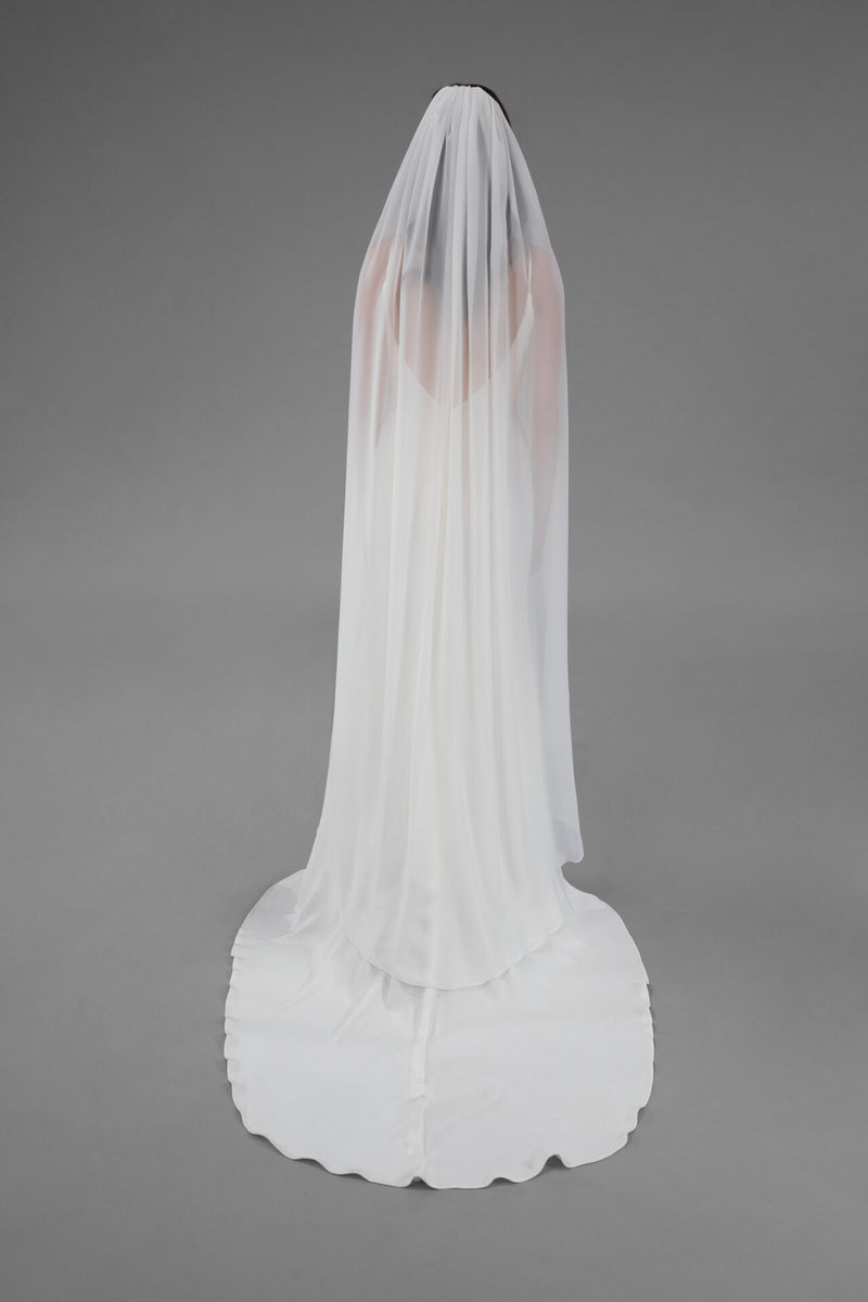 Ainhoa Chiffon Veil - Accessory - Grace and Goddess