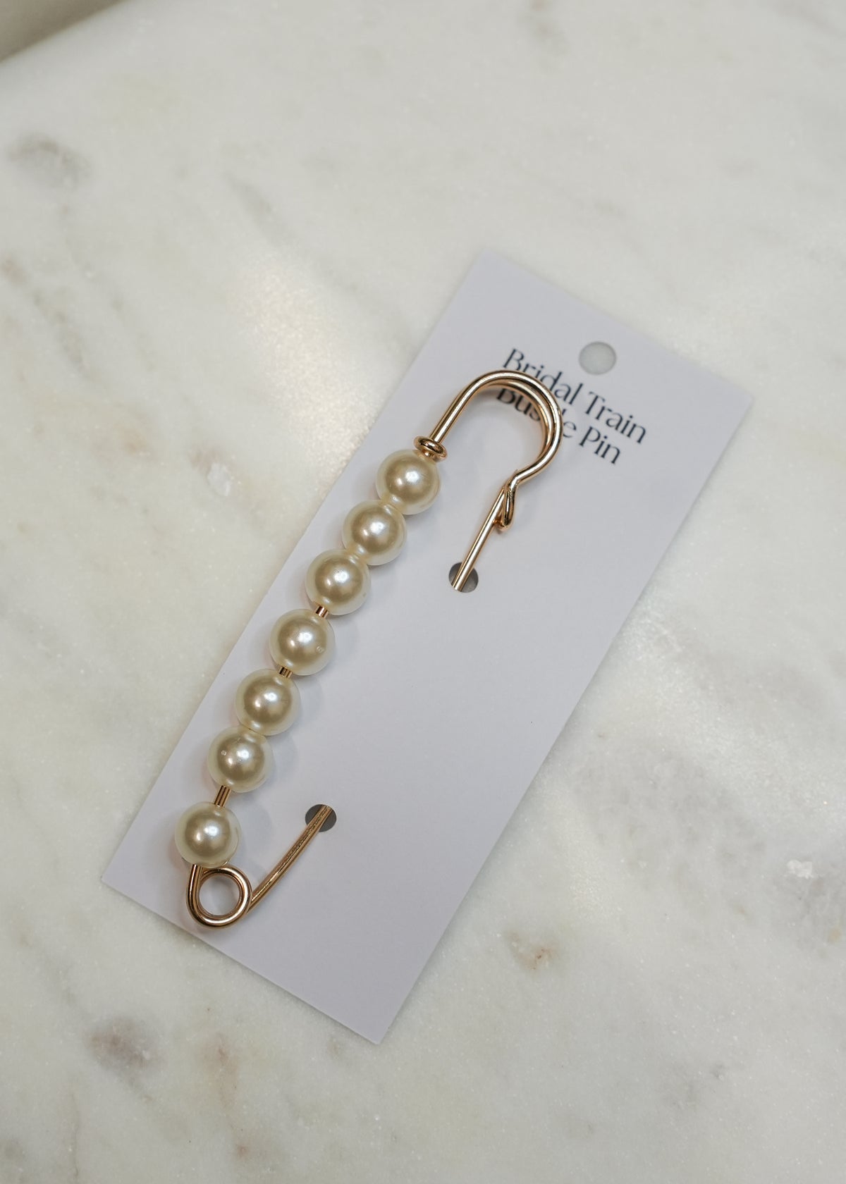 Pearl Wedding Gown Train Bustle Pin - Accessory - Honey Fawn