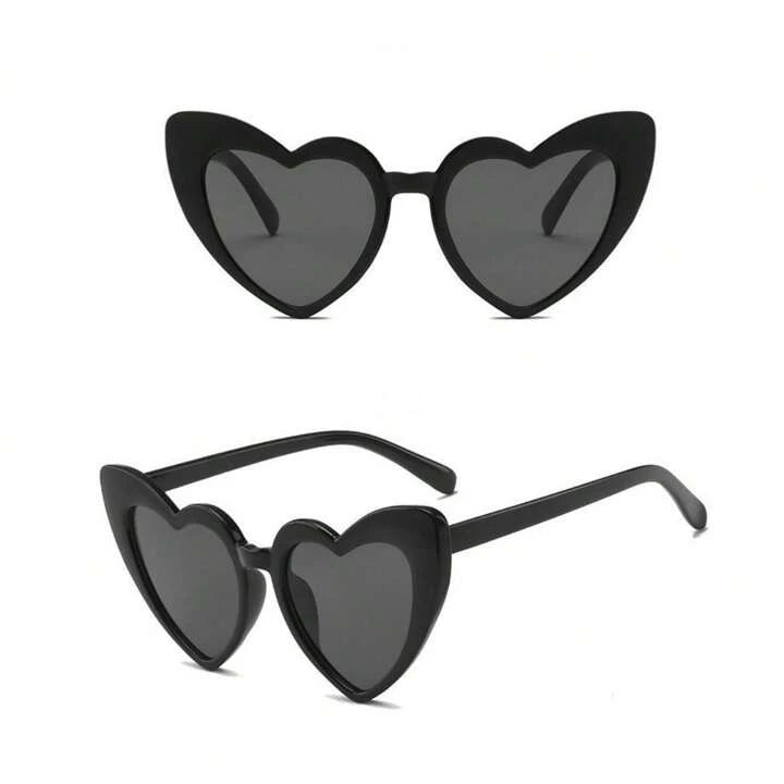 Heart Sunglasses Black - Giftware - Honey Fawn Boutique