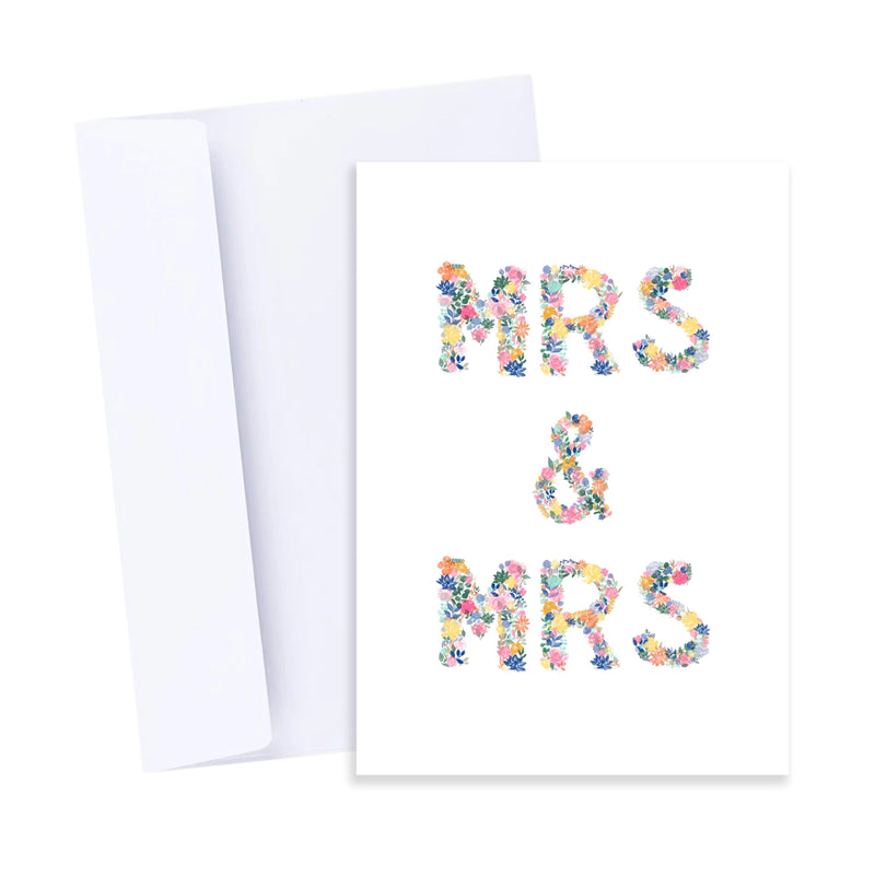 Mrs & Mrs Card - Giftware - Honey Fawn Boutique